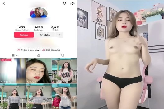 Chỗ kín nữ được tiktoker gợi cảm tấn công